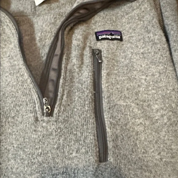 Patagonia Heathered Gray Fleece Pullover - Picture 6 of 7
